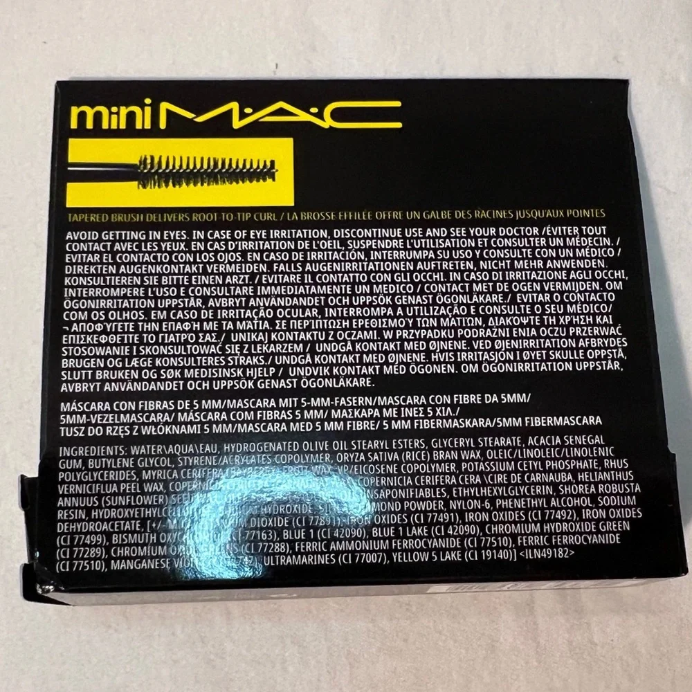 MAC Cosmetics Bold Black and Yellow Mascara